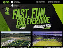 Tablet Screenshot of footballfives.com.au